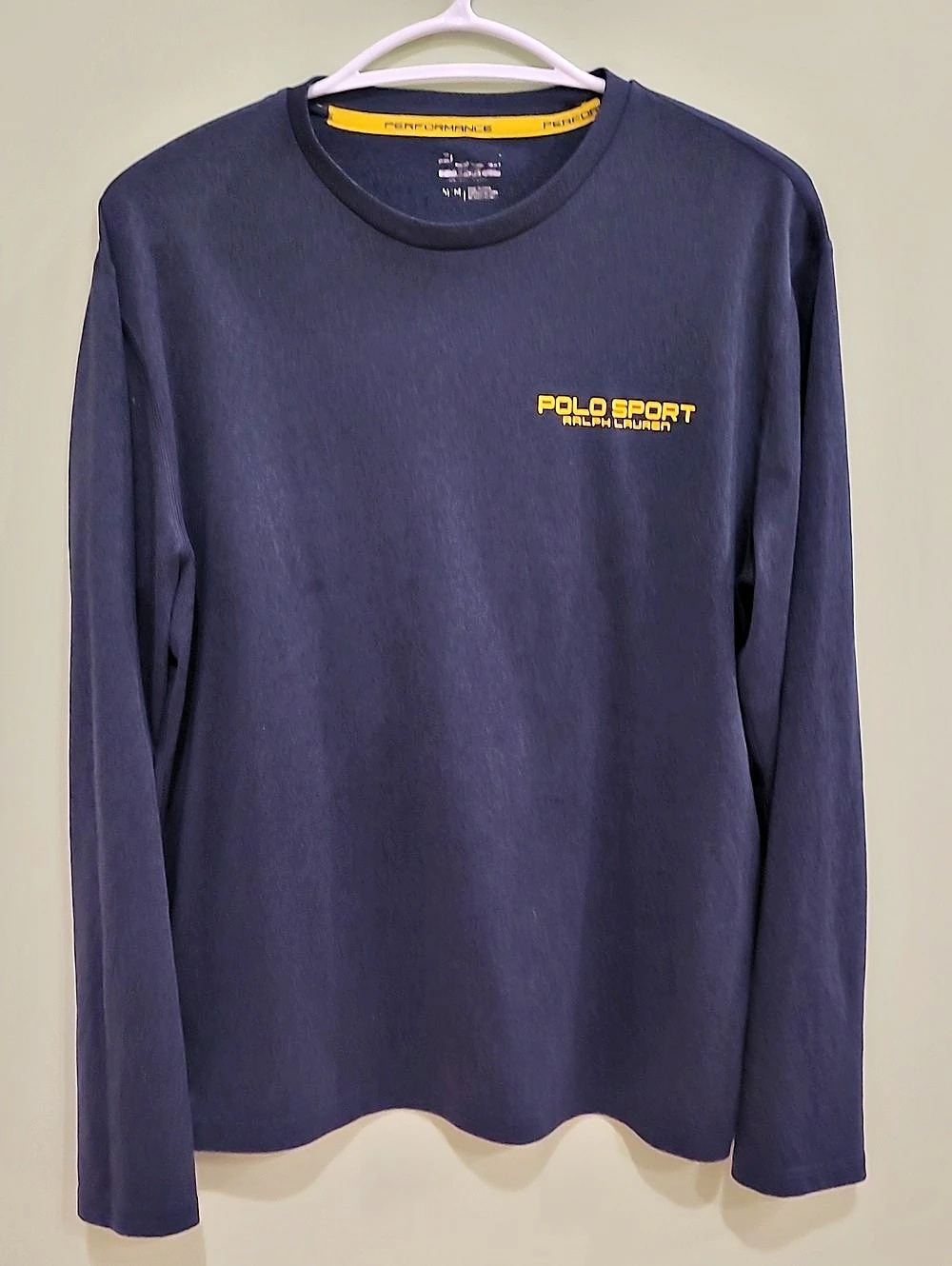Polo Ralph Lauren Polo Sport ThermoVent Performance Long Sleeve Tee Blue Medium